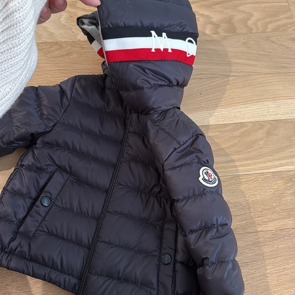 Moncler Navy Jacket with Red and White Details LIKE NEW - Picture 8 of 8